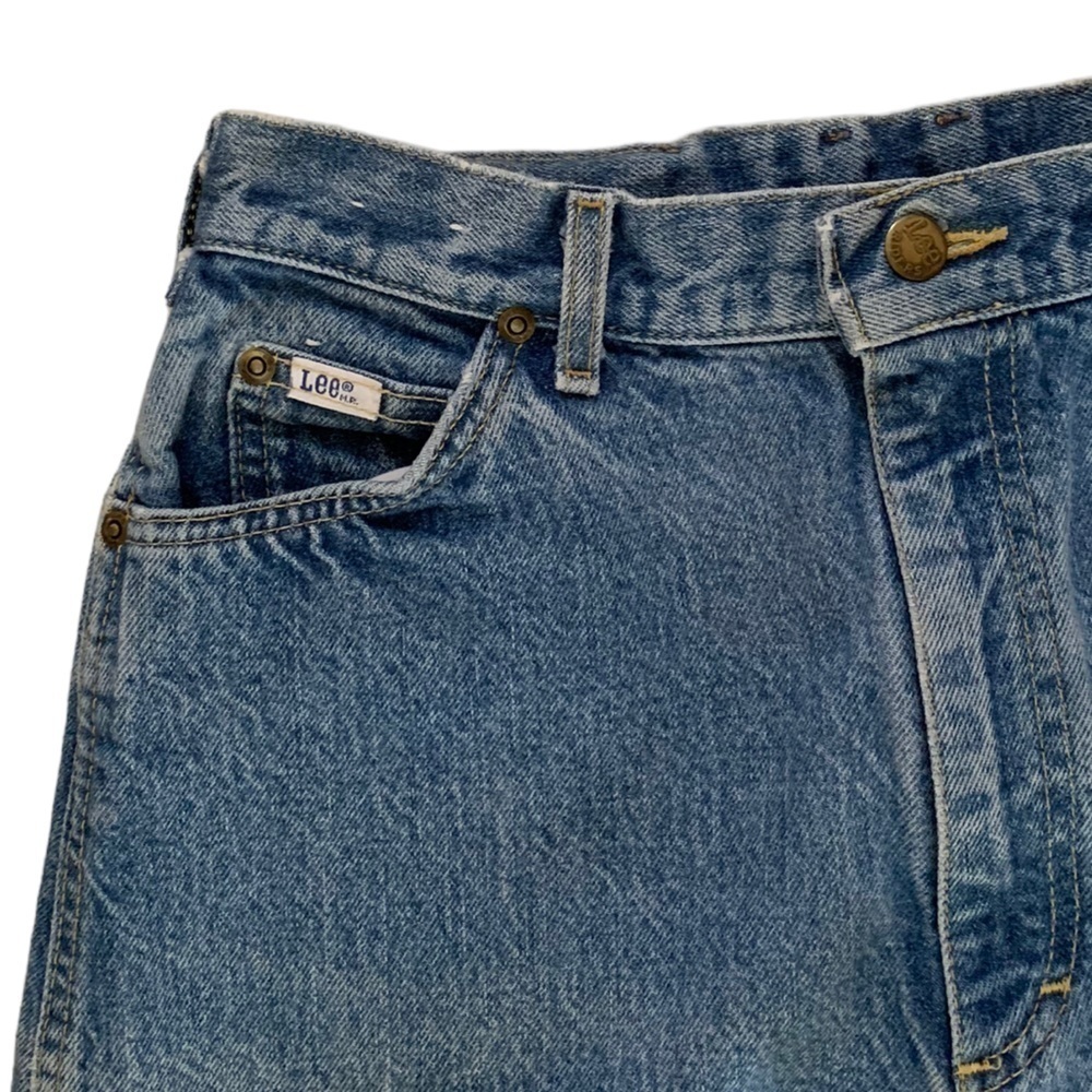 Vintage LEE Riders USA Union Made High Rise Tapered Mom Jeans Size 29 - Picture 5 of 13